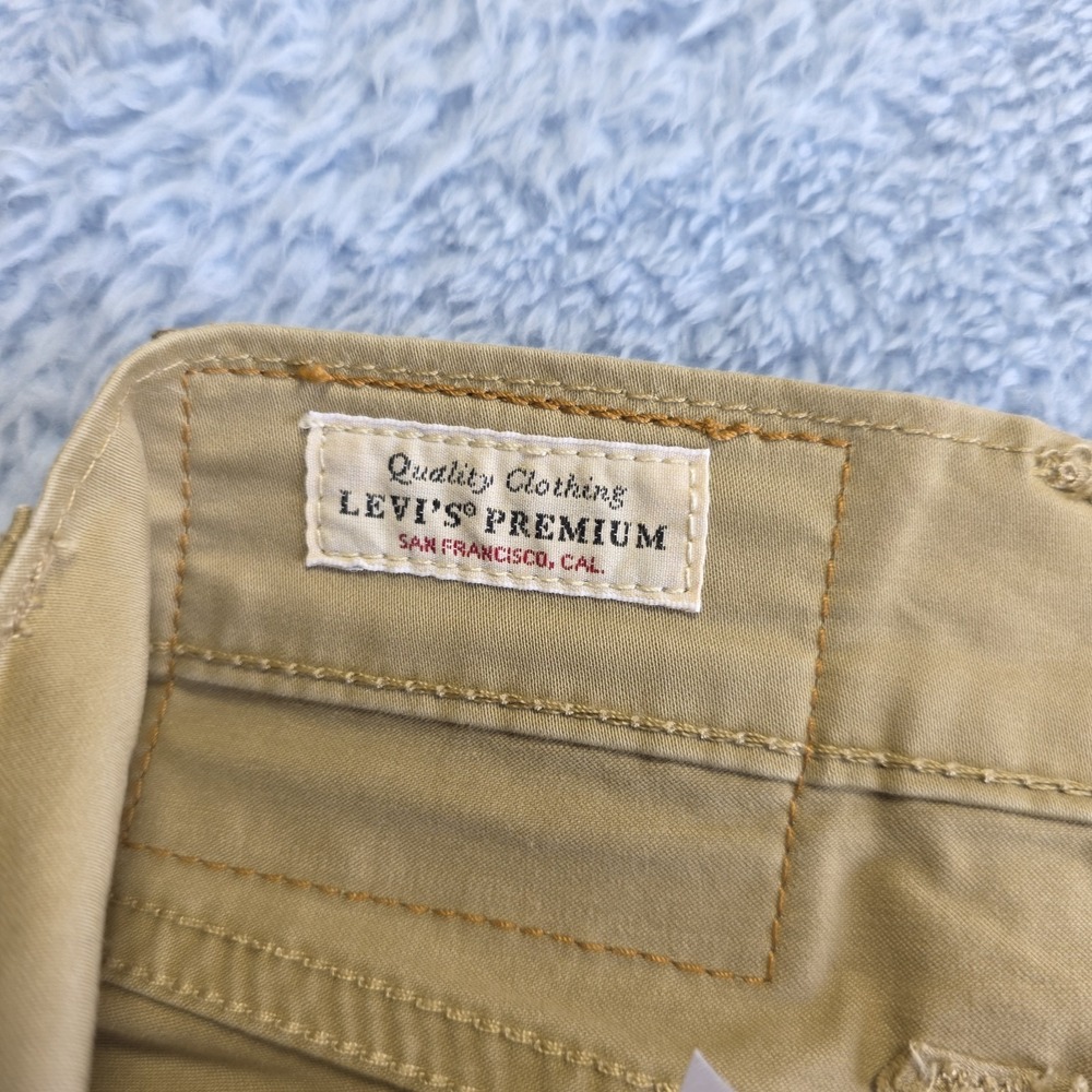 Levi's 511 Big E Slim Fit Men's Jeans 40x32 Khaki Tan Stretch Casual Pants - Picture 5 of 13